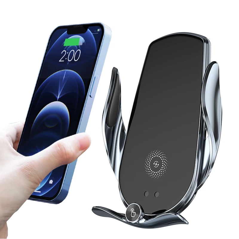

Car Magnetic Charging Mobile Phone Holder 15W Wireless Car Charger Mount Auto-sensing Phone Holder Stand Charger