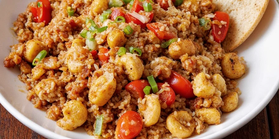 Open cookbook showing a Creole recipe