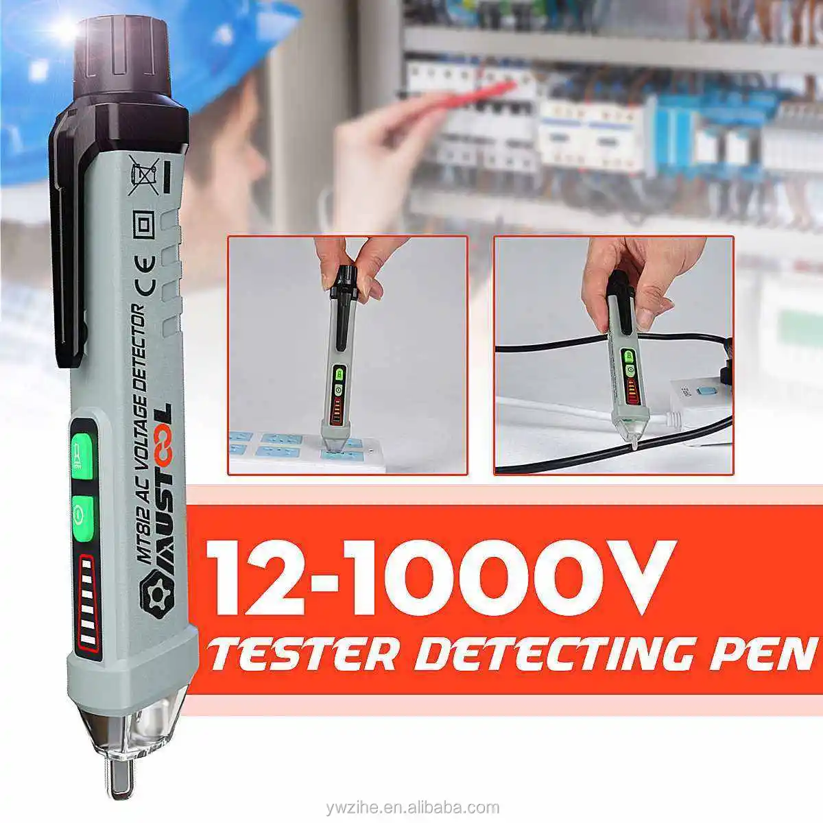 Details about   Voltage Tester Pen Non Contact Multifunctional AC 12-1000V MUSTOOL MT812 