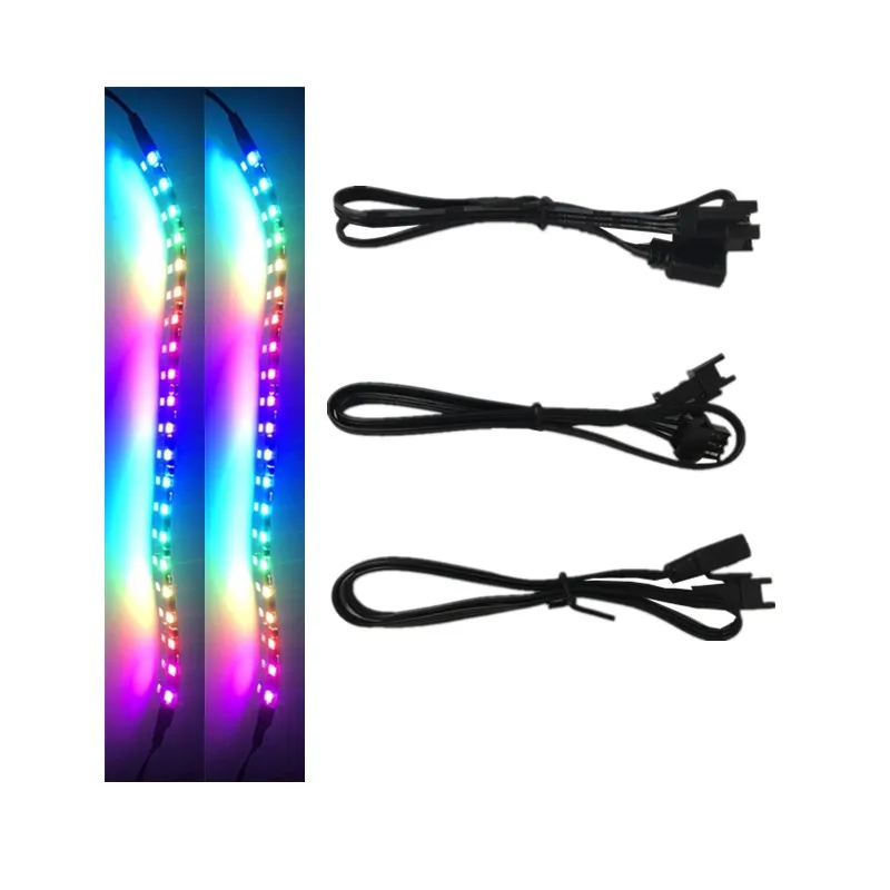 Addressable RGB LED Strip for PC, WS2812b Digital Light Strip for PC, for GIGABYTE RGB Fusion 3 pin 5V ADD Header on Motherboard