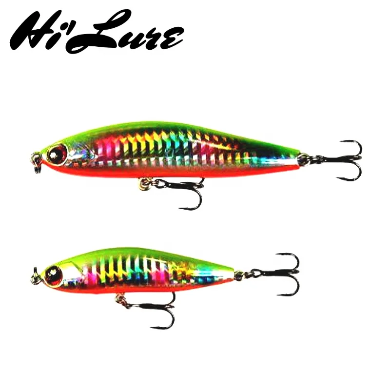 

70mm 14g/95mm 25g Japan Fishing Lure Artificial Bait Sinking Hard Pencil Pesca HTPE03, 6 colors