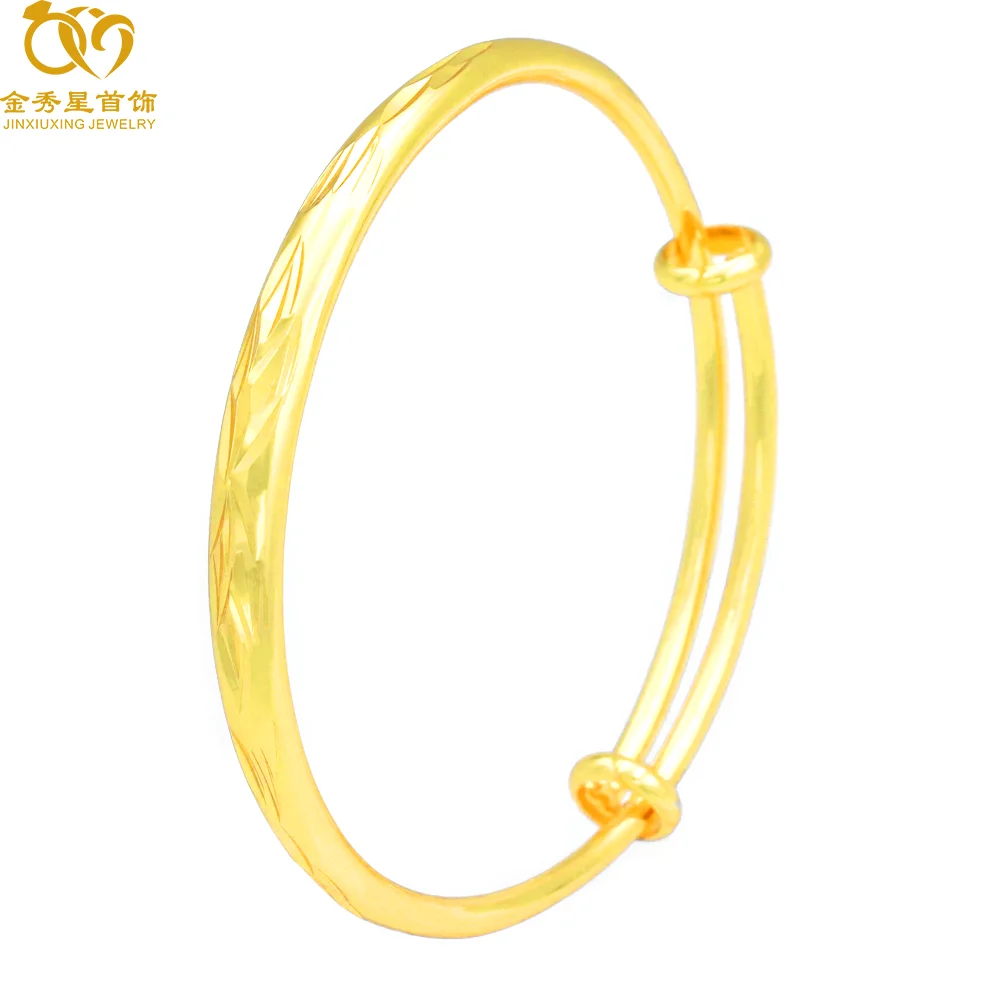 

jinxiuxing 2019 New Design 24k gold bangle fashion ladies jewelry factory wholesale bracelet