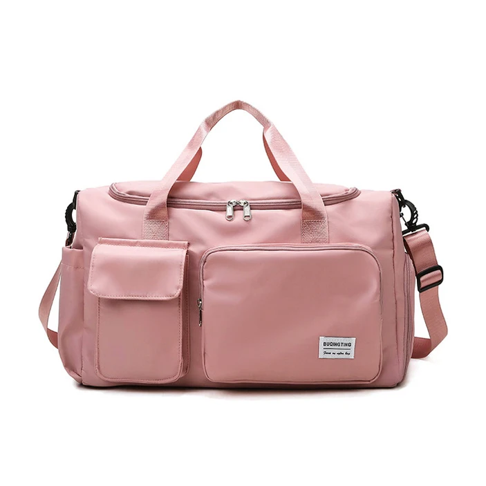 

Designer large waterproof gym bags sports luggage suitcase travel duffel bags with shoe compartment