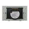 BingoElec Smart Life Glass Panel 72*118 mm AU/US Standard 3 Gang 1 Way WIFI Touch Switch 2000w Total Neutral & Live Line
