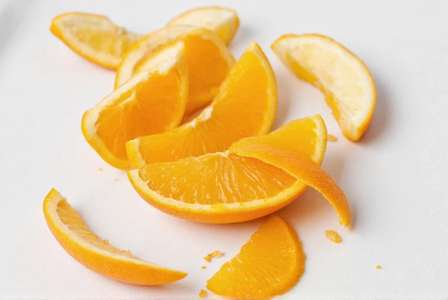 Orange peel in a jar