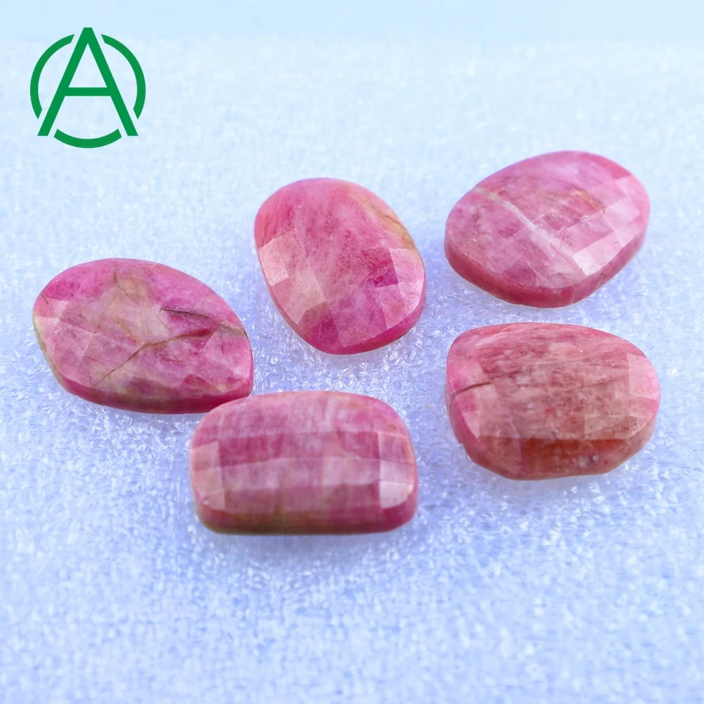 

ArthurGem Natural Mix Shape Faceted Tourmaline Gemstone Cabochon, Gemstone Cabochons for Jewelry Making, 100% natural color