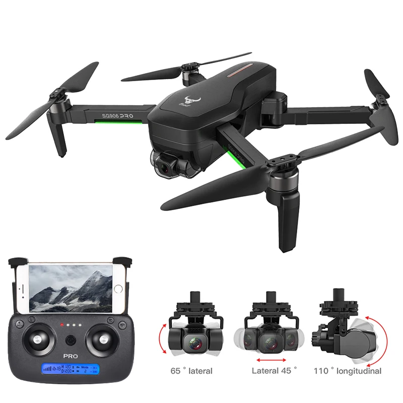 

3 Axis Gimbal brushless sg 906 pro 2 Long Range Drones Gps HD Camera Drone Professional Drone 4k