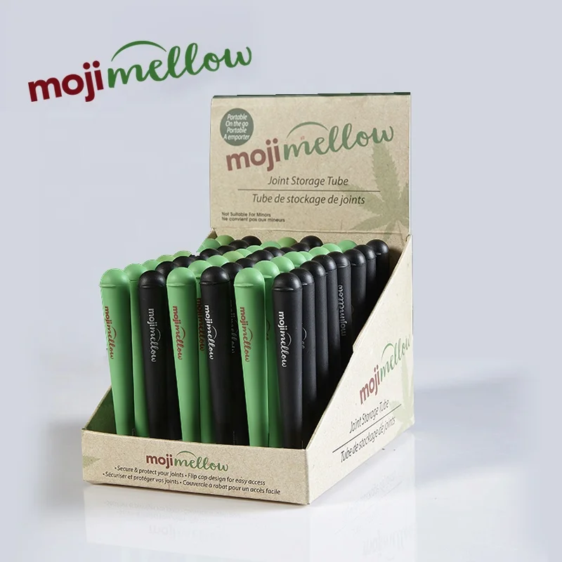 

Mojimellow Weed Herb Smoking Cigar Accessories Joint Pre Rolled Cones Tube, Black, green assorted