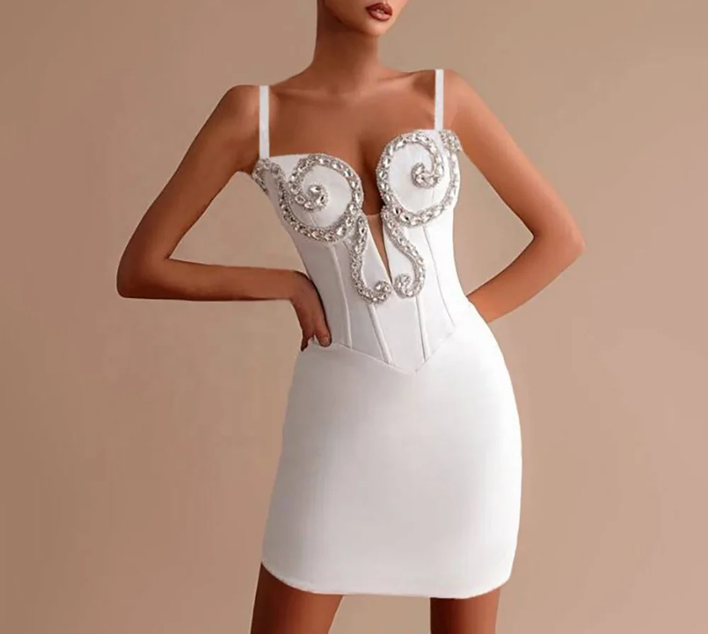 Spaghetti Strap Bandage Dress Summer Evenings