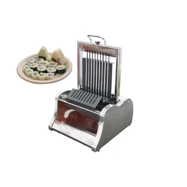 

Stainless steel sushi roll cutter manual sushi roll cutter cutting machine