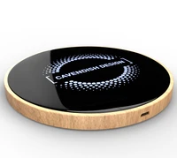 

Promotional Qi Wireless Charger 10W Fast Charging Pad with Customized Light up LOGO