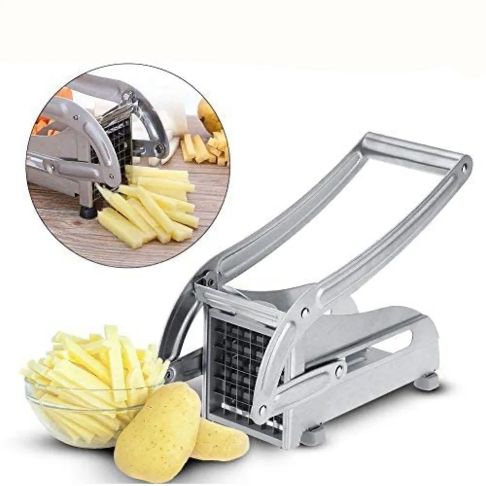 

Vegetable Fruit Grid Slicer Chopper Stainless Steel Potato Chips Maker French Fry Cutter Potato Cutter