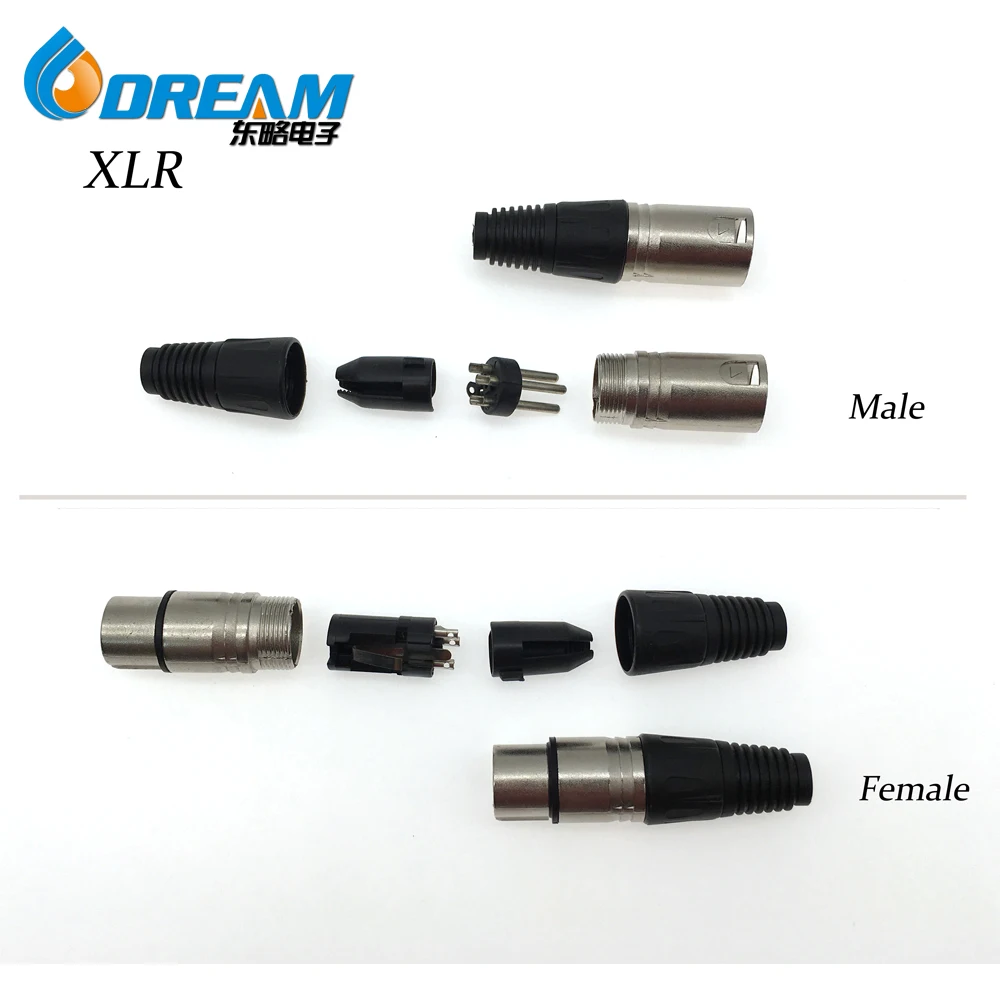 xlr connector size