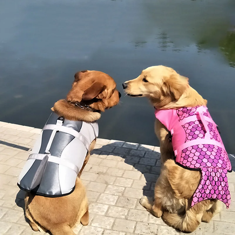 

Float Coat Swimsuits Flotation Device Life Preserver Belt Lifesaver Flotation Suit Vests Large Dog Life Jacket For Pet Swimming, Picture