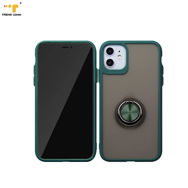

2020 Frosted 2 In 1 TPU+Acrylic Case Circle Magnetic Phone Holder For Samsung A10S