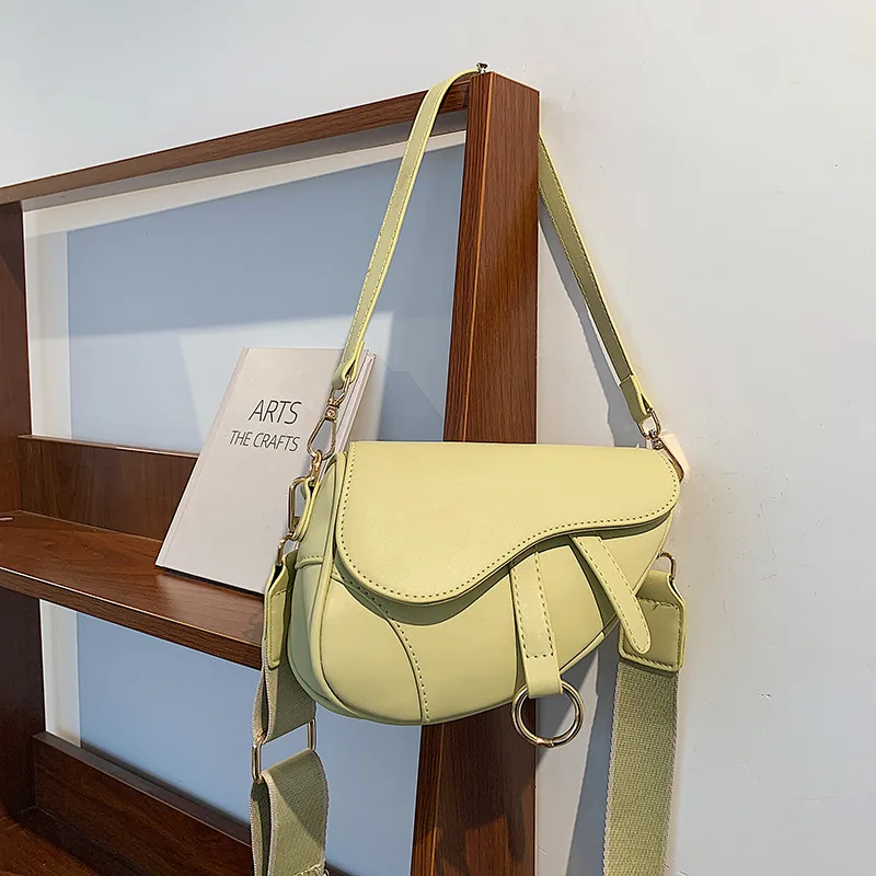 

High Sense Designer Bicycle Saddle Handbag 2021 New Trendy Women Dummer Messenger Bag, Colors