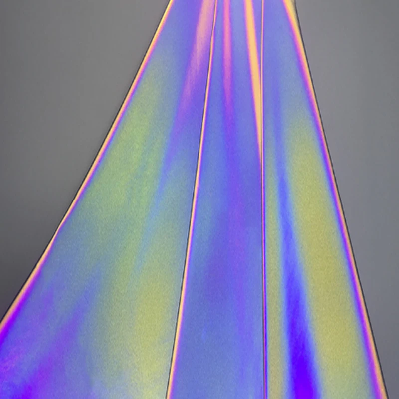 Durable Comfortable High Reflector Nylon Reflective Fabric Silver Hivis Reflectlight Material