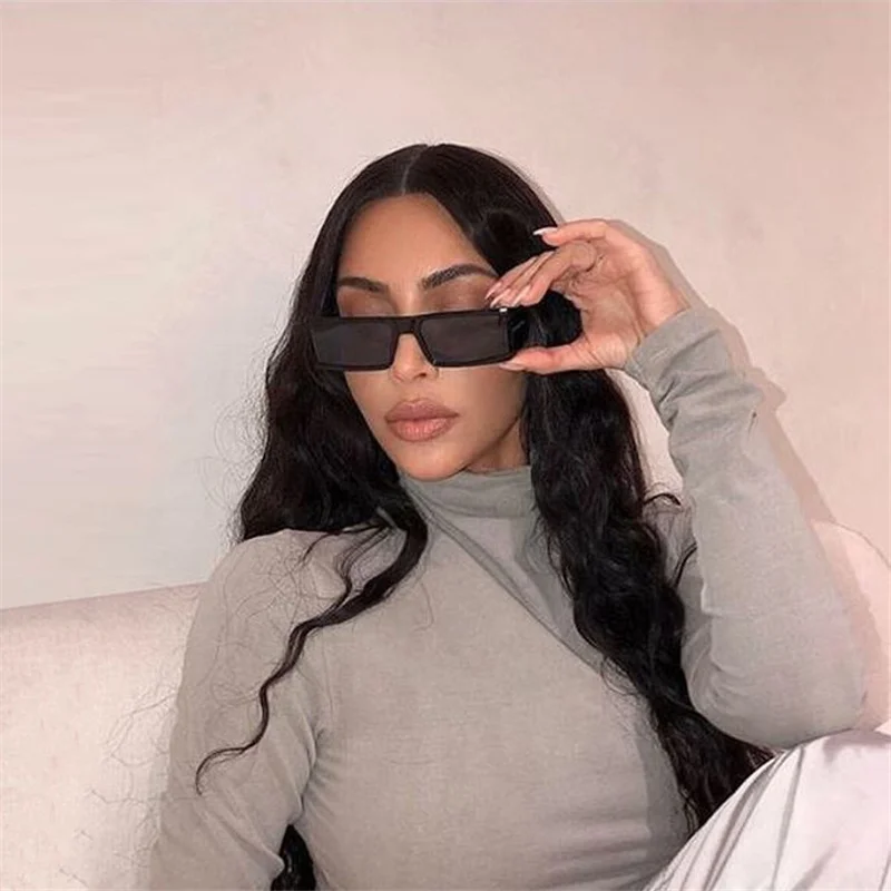 

New Arrivals Fashion Vintage Rectangle Sunglasses Women Small Frame Sun Glasses, 15 colors