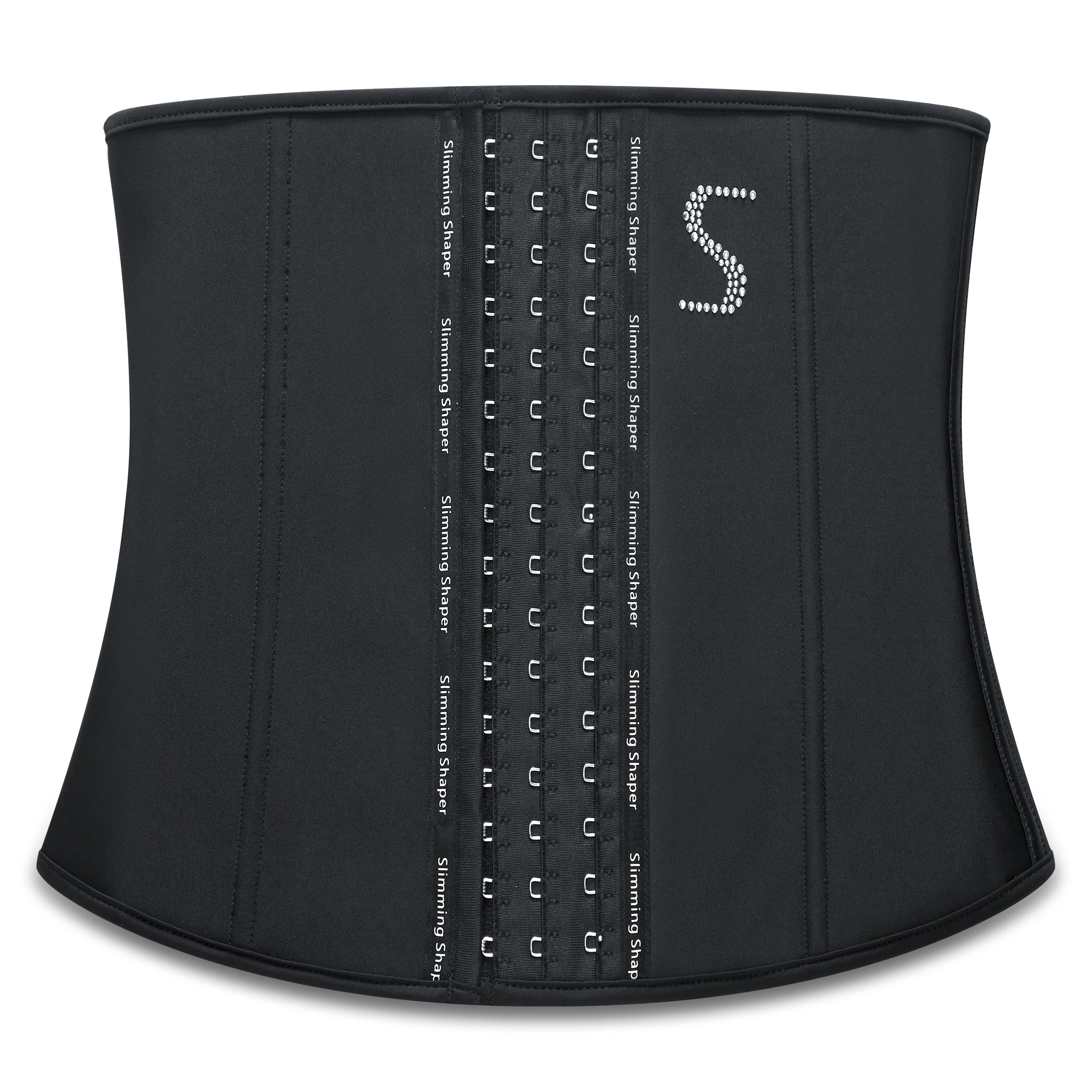 

2021 new fashion corset sport at home women logo latex custom waist trainer private label belt shapers, Customized color/as show
