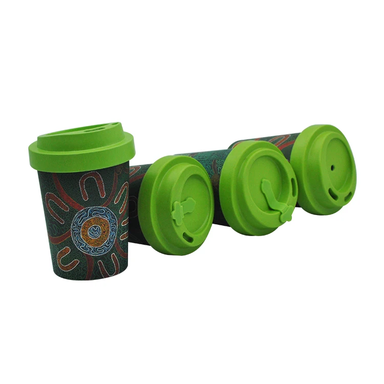 

Promotional Natural Biodegradable bamboo fiber cup/ bamboo coffee mug/reusable coffee cup