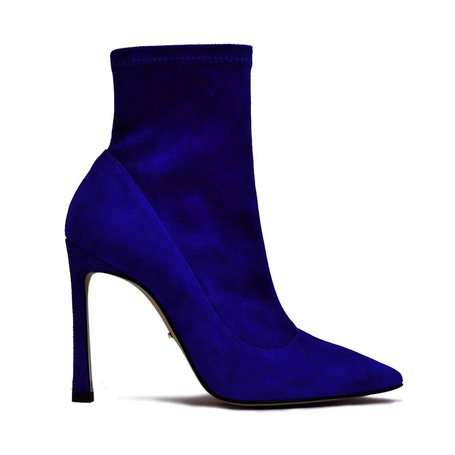 

New design stilettos high heel elastic autumn winter suede women shoes ankle boots