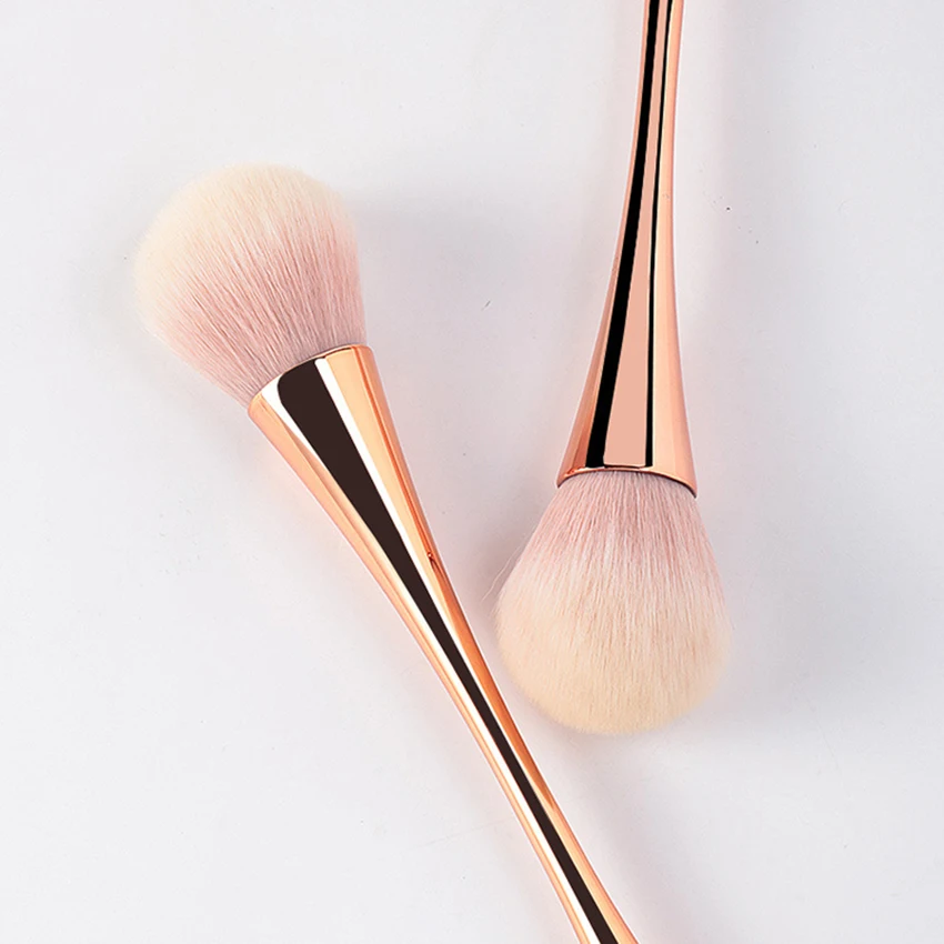 

10 years professional factory cosmetic brushes professional synthetic makeup brushes set, Gold