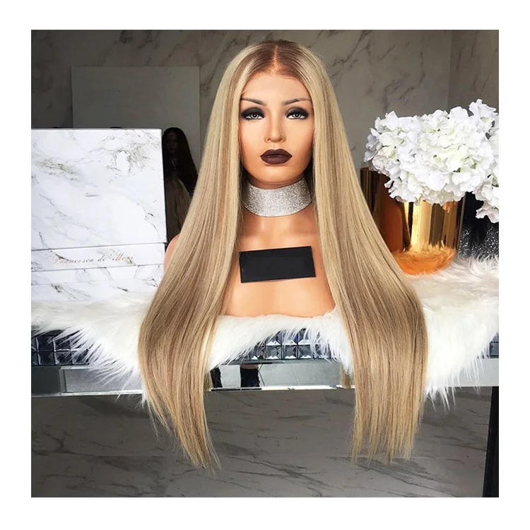 

Hot Selling human hair wigs natural human synthetic hair wigs full lace wig for women