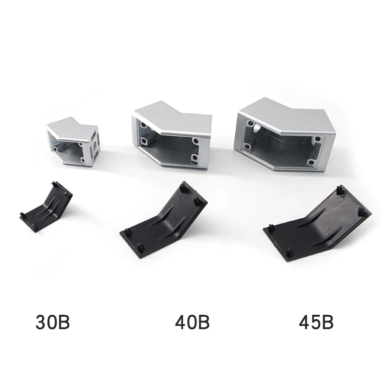 China Manufacturer Rohs 2143 45 Degree Supporter Connector 30 for Aluminum Profile Painting Machine Parts CNC Machining 30 40 4