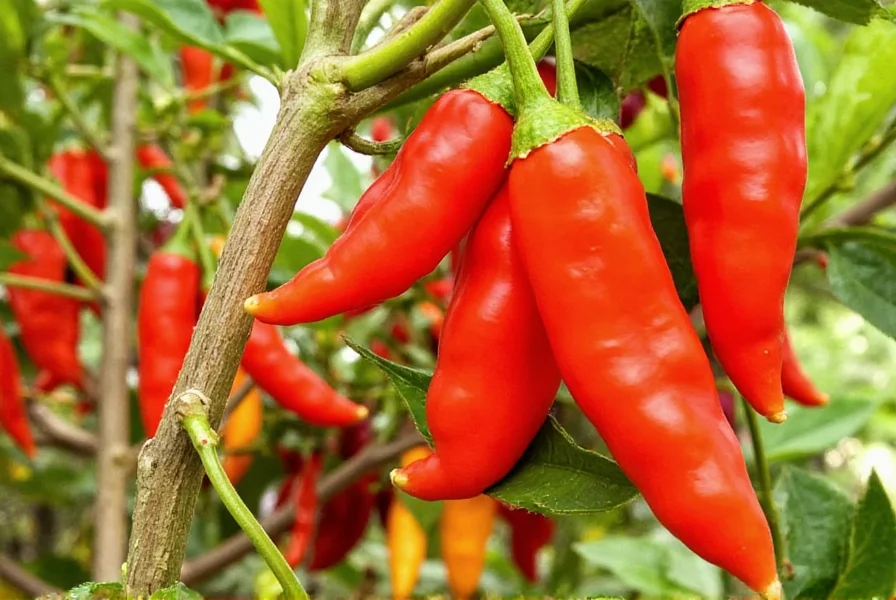 Selection of Chitepe Peppers at a market