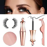 

Magnetic Eyeliner With 3D Magnetic Eyelashes Tweezers Waterproof Magnetic Liquid Eyeliner For Use With Magnetic False Lashes