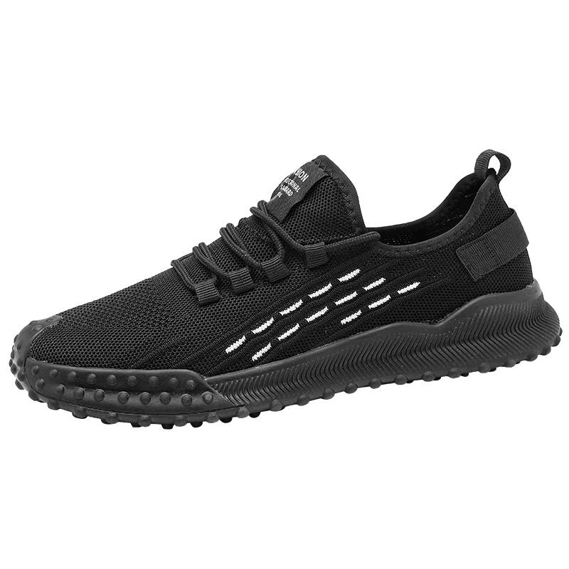 

2021 Summer Breathable Fly Knitting Men Sports Sneaker Casual Shoes,Walking Style Shoes For Man