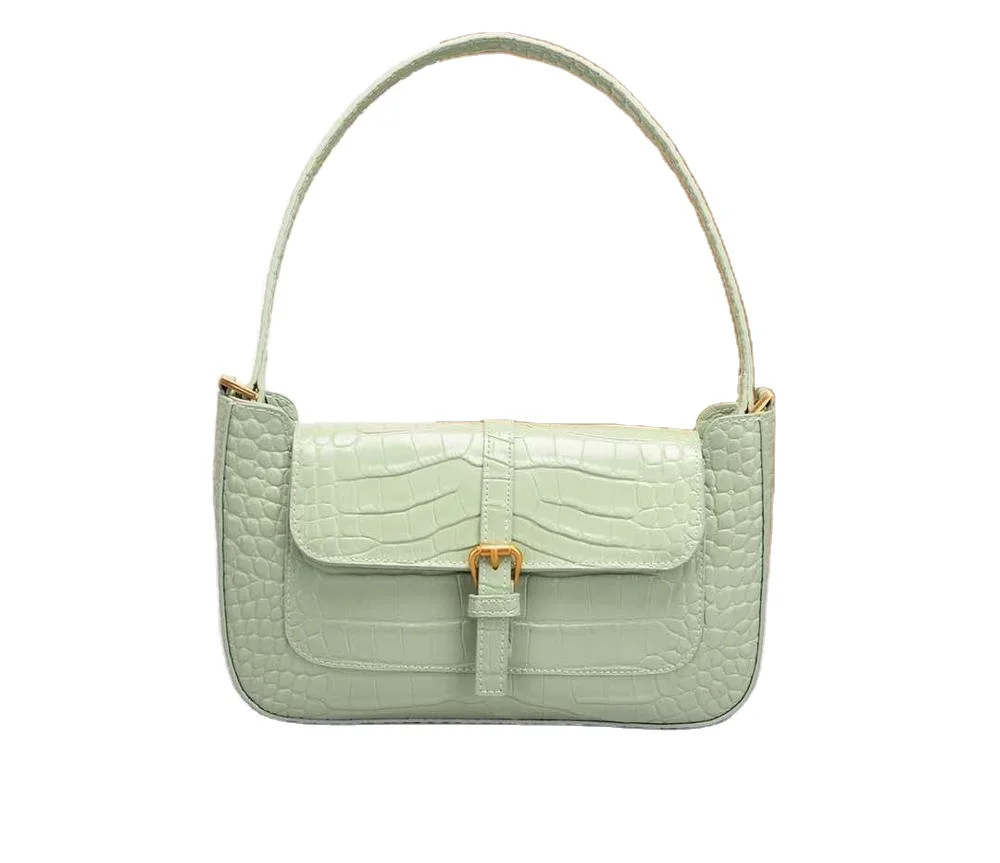 

Crocodile Leather Shoulder Clutch hand bag ladies Female Bags