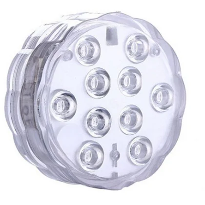 RGB Color Changing LED Tea Lights, Battery Powered Submersible Vase Lamps W/ 21-Key Remote Control