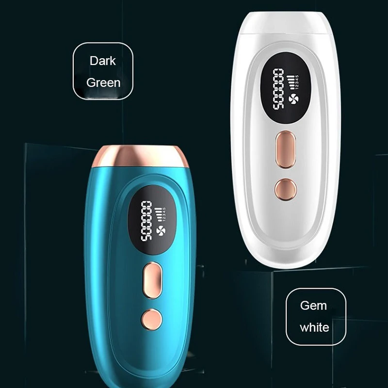 

Personal Care rechargeable laser instrument facial hair removal for woman IPL hair removal, Green