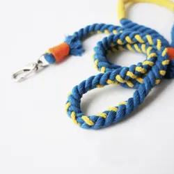 Cotton Dog Leash Luxury Rope New Pattern Solid Fea