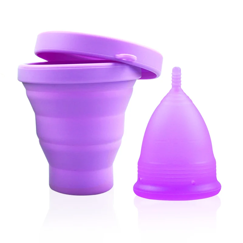 

Wholesale Menstrual Cups With Sterilizer Cup Set Kit De Copa Menstrual, Customized