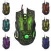 Hot selling Colorful luminous electronic sports LOL gaming mouse for office games