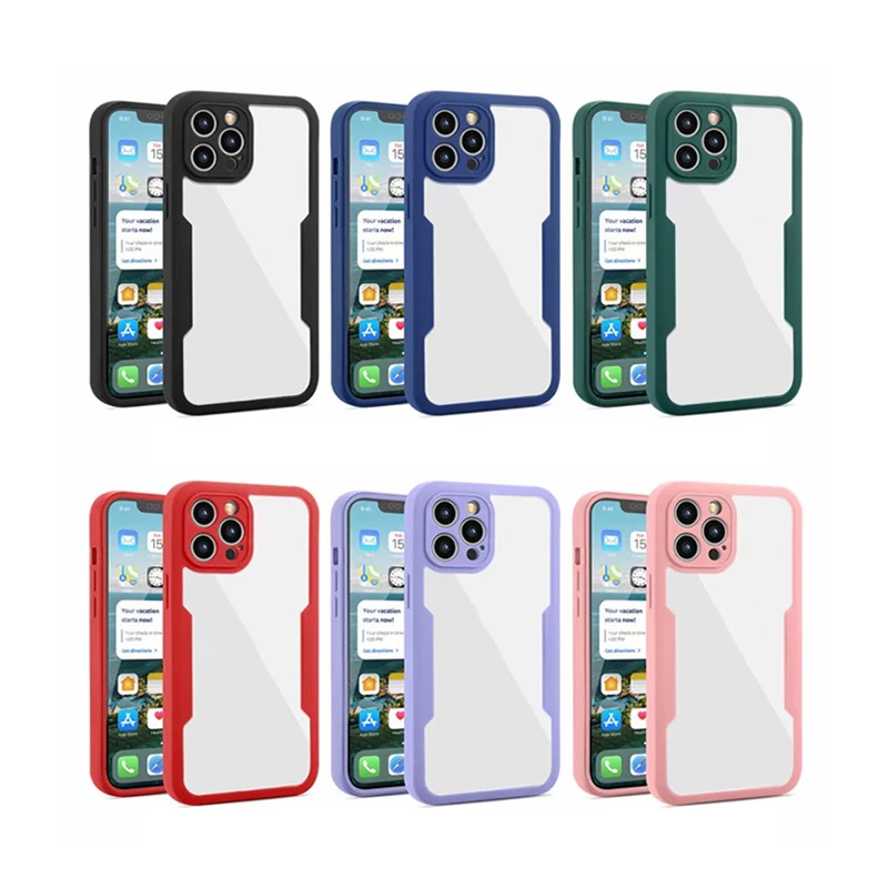 

Transparent TPU mobile phone case i 13 Pro max all inclusive protective cover luxury mobile phone accessories screen protector