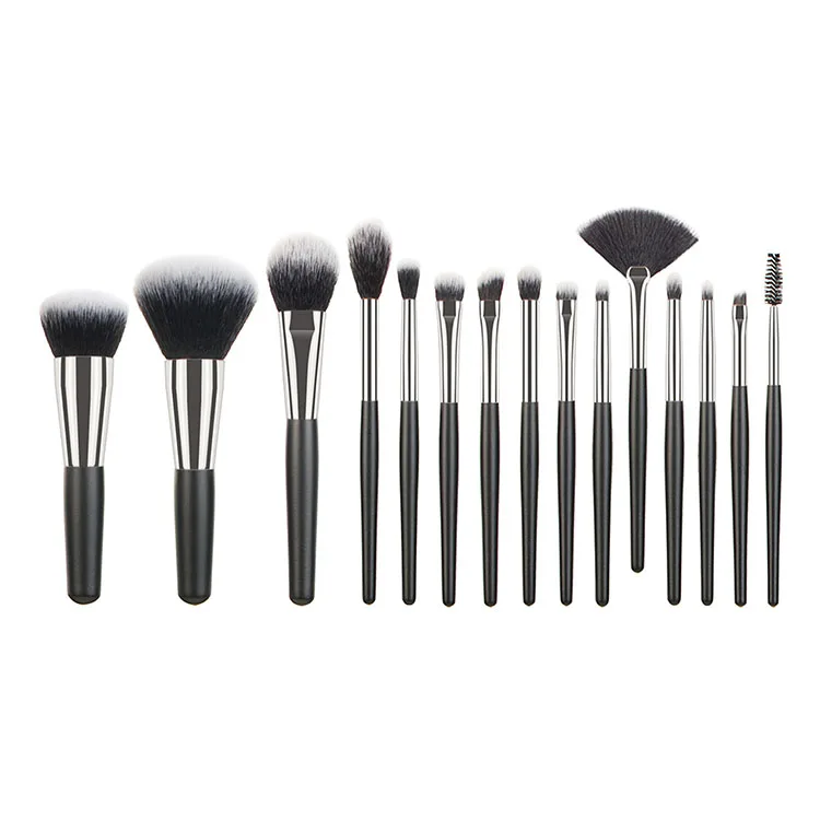 

40pcs Luxury Complete Cosmetic Makeup Brush Sets High Quality Custom Logo Fashionable Personalized Wooden Handle Make Up Brushes