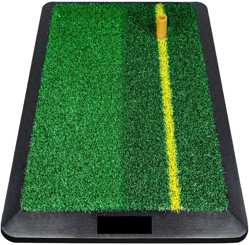 Premium Indoor/Outdoor Custom Residential Portable Putting Green Golf Hitting Mats Customizable Backyard Golf Strike Mat