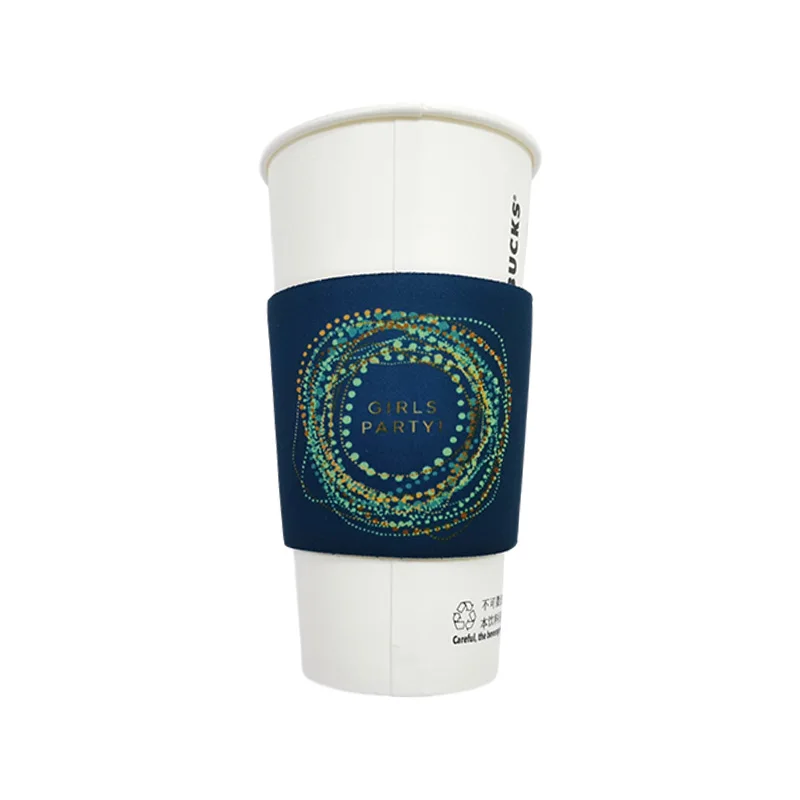 

Premium Neoprene Insulated Reusable Coffee & Tea Cup Sleeves Best for 12oz-24oz Cups Coffee Cup Sleeves, Various color for selection