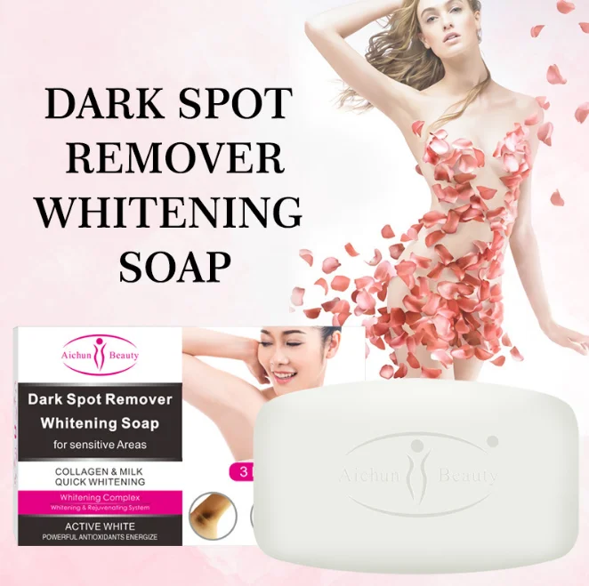 

Wholesale Beauty Collagen Milk Handmade Soap Keep Smooth Skin Care Dark Spot Remover Whitening Body Soap, White