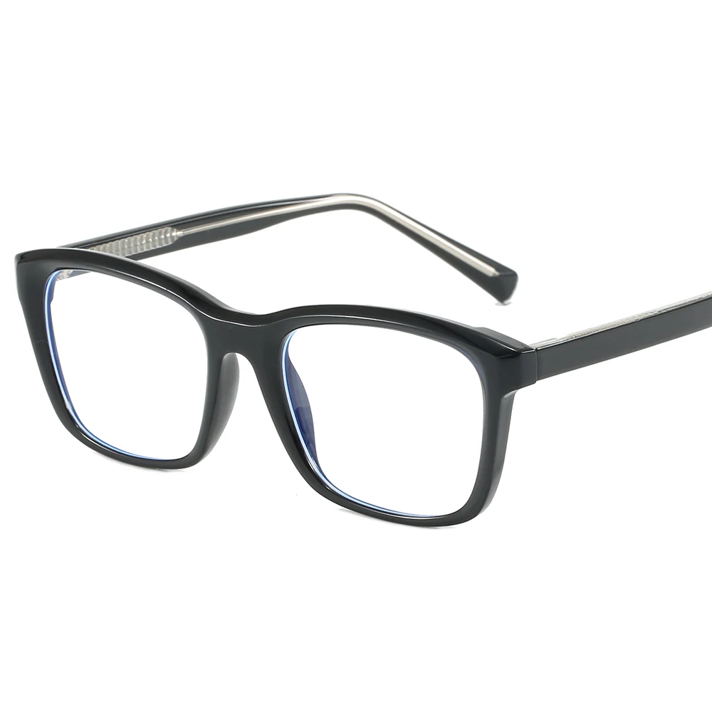 New Arrival TR90 Square Frames Retro Eyewear Wholesale Men's and Women's Anti-Blue Glasses Acrylic Lenses