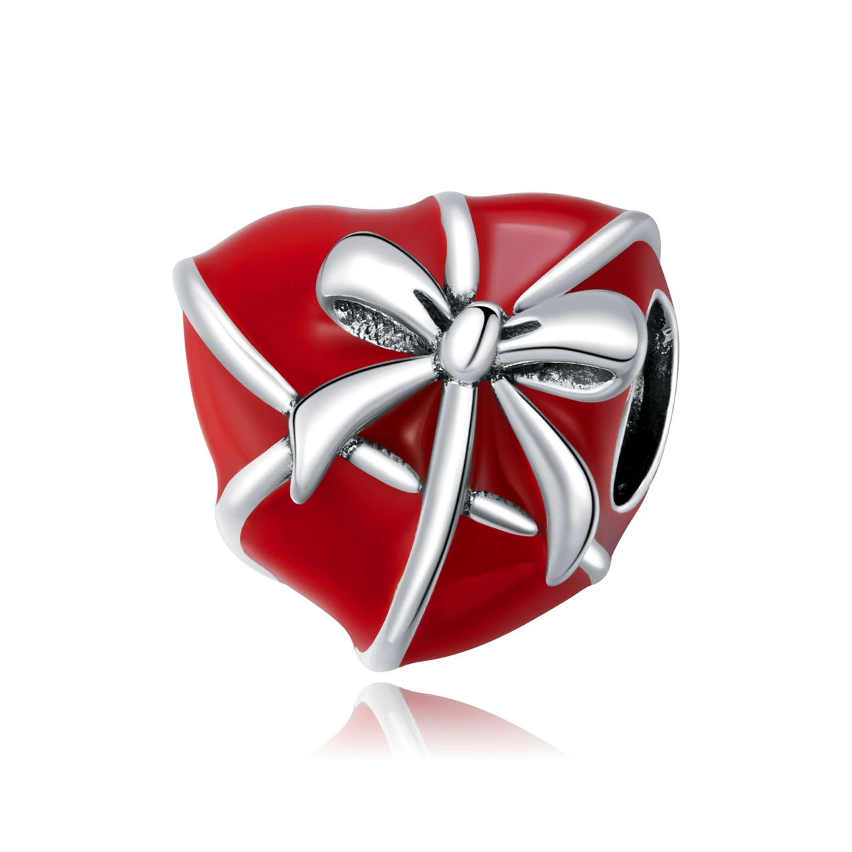 

SCC1637 Love Gift Box 925 Sterling Silver Charm for Bracelet Women Pendant