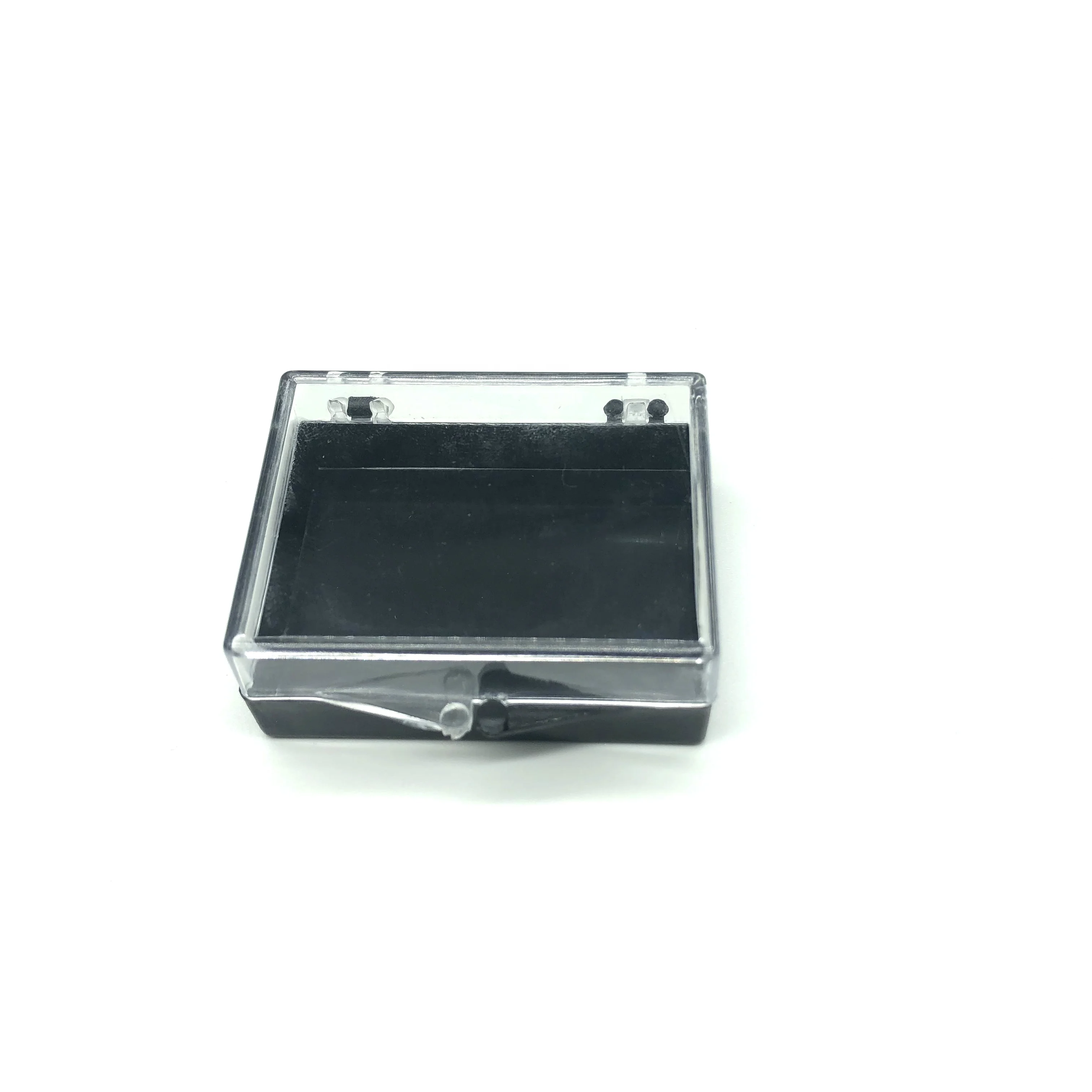 

Square shaped plastic black storage box for small adorn article, Customizable