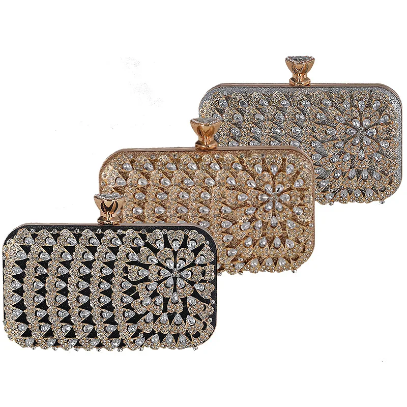 

Hot selling evening bags clutch bag 2022 elegant handbag women banquet evening wear rhinestones purse evening bags for ladies