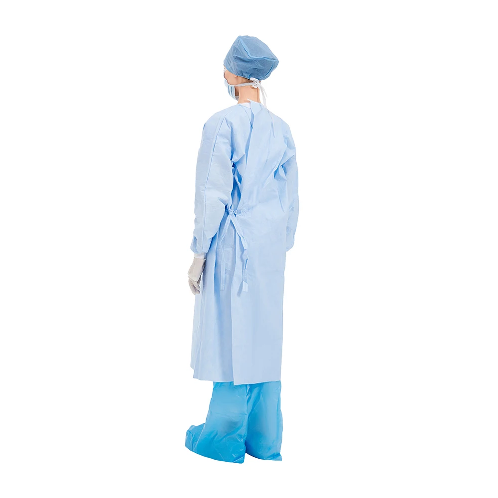 Over 20 years Factory supplier Spunlace non-woven level 4 blue disposable surgical gown Isolation Gown - KingCare | KingCare.net