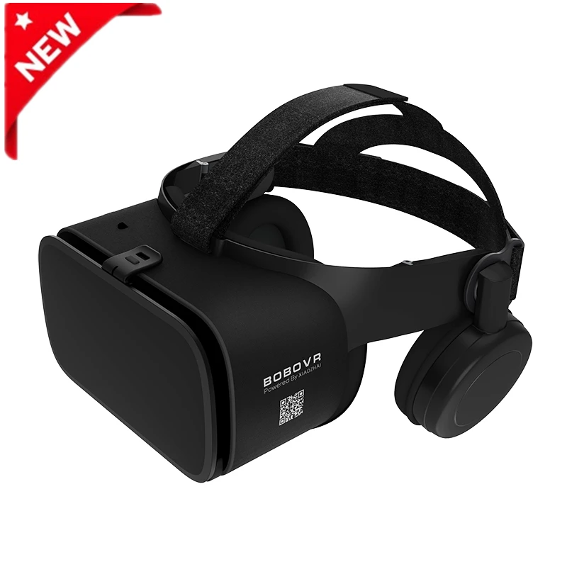 

2022 OEM Factory Mobile Phone VR Game VR Headsets 3D VR Glasses Box With Remote Controller, Black+white