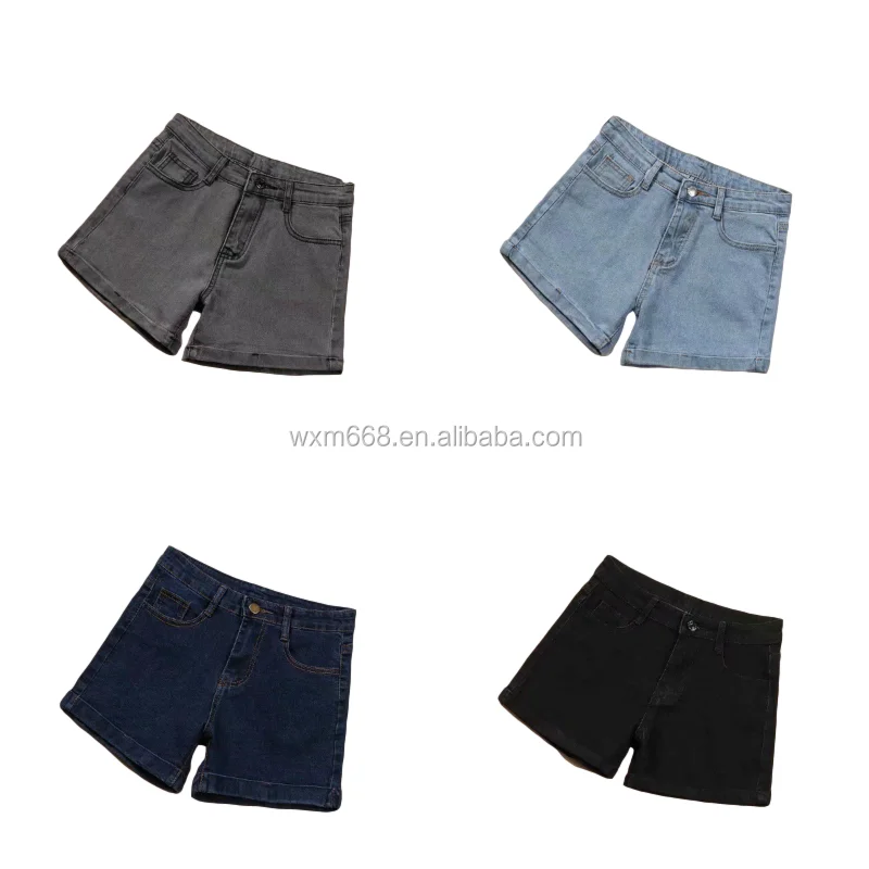 

Jeans fashion sexy women cotton jeans slim women shorts cheap wholesale