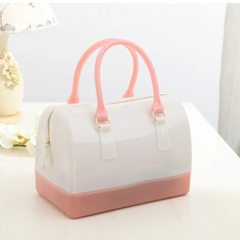 

2020 hot sale new design ladies jelly handbag shoulder bag